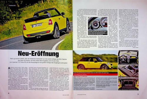 Sport auto 2009 - mini, cooper