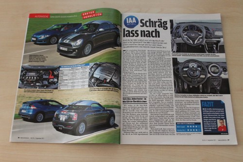 Auto bild 2011 mini coupe - bild, 35/2011
