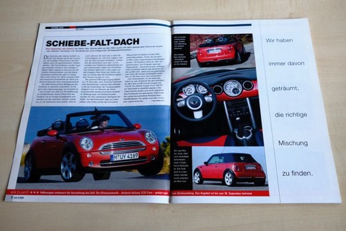 Mot 2004 mini cabrio - 05/2004,