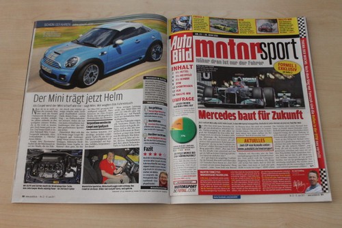 Auto bild 2011 mini coupe - bild, 23/2011